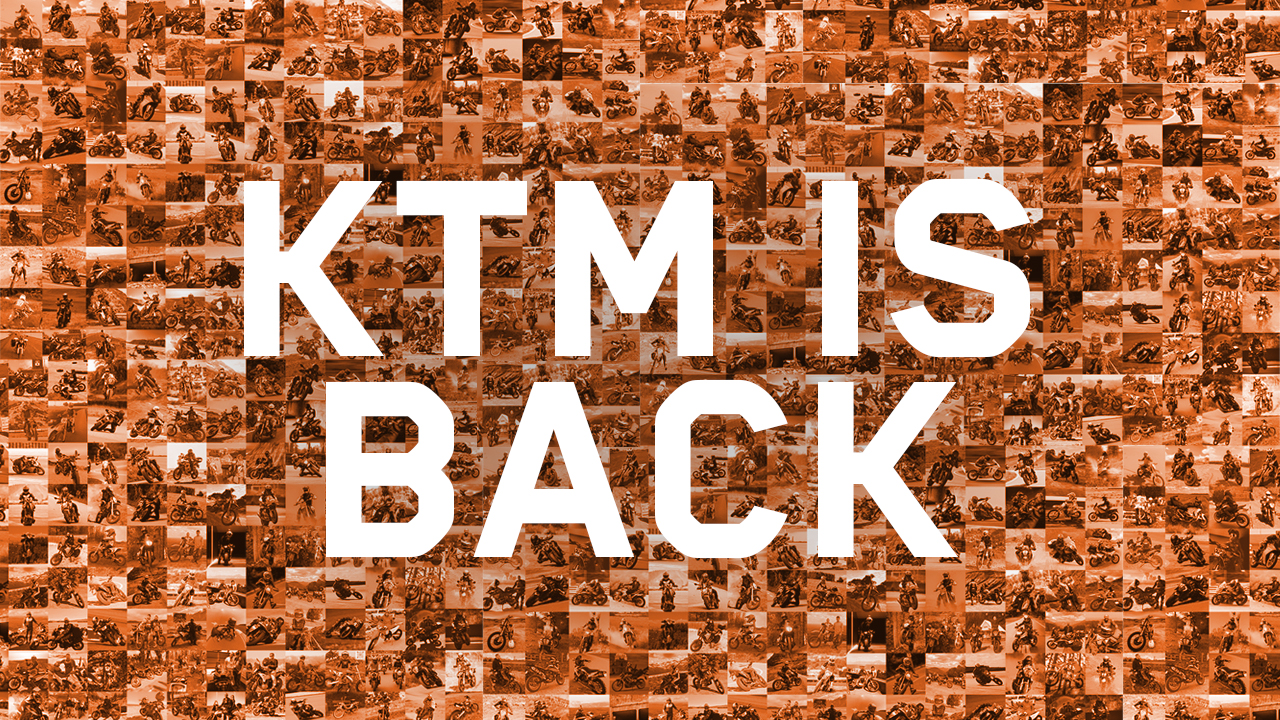 KTM is Back